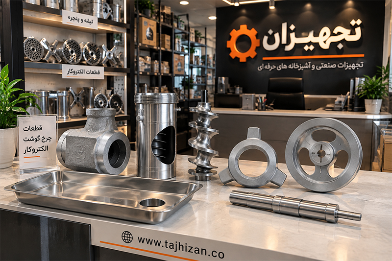 خرید قطعات چرخ گوشت الکتروکار از تجهیزان